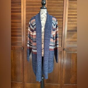 SUPER COZY! Natural Reflections Women’s Open Front Cardigan- 2XL